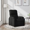 Sillón Reclinable Tela De Microfibra Negro Vidaxl