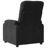 Sillón Reclinable Tela De Microfibra Negro Vidaxl