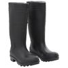 Botas De Agua Negro Número 38 Pvc Vidaxl