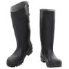 Botas De Agua Negro Número 38 Pvc Vidaxl