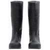 Botas De Agua Negro Número 42 Pvc Vidaxl