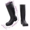 Botas De Agua Negro Número 43 Pvc Vidaxl