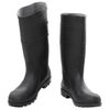 Botas De Agua Negro Número 44 Pvc Vidaxl