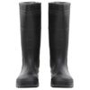 Botas De Agua Negro Número 44 Pvc Vidaxl