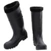 Botas De Agua Con Calcetines Extraíbles Negro Número 42 Pvc Vidaxl