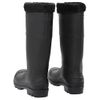 Botas De Agua Con Calcetines Extraíbles Negro Número 45 Pvc Vidaxl