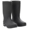 Botas De Agua Negro Número 39 Pvc Vidaxl