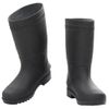 Botas De Agua Negro Número 39 Pvc Vidaxl