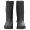 Botas De Agua Negro Número 39 Pvc Vidaxl