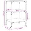 Soporte De Impresora 3 Niveles Roble Sonoma 50x41x75 Cm Vidaxl