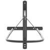 Soporte De Silla De Montura De Pared Hierro Negro Vidaxl