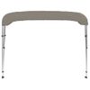 Toldo Bimini De 3 Arcos Gris 182x184x136 Cm Vidaxl