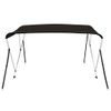 Toldo Bimini De 3 Arcos Negro 184x170x133 Cm Vidaxl