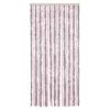 Cortina Antimoscas Chenilla Gris Plateado Y Rosa 90x200 Cm Vidaxl