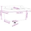 Fregadero Lavabo De Pared Resina Blanco 50x35x24 Cm Vidaxl