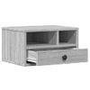 Soporte Impresora Madera Ingeniería Gris Sonoma 40x32x22,5 Cm Vidaxl