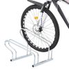 Soporte Para 2 Bicicletas Suelo Independiente Acero Galvanizado Vidaxl