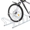 Soporte Para 5 Bicicletas Suelo Independiente Acero Galvanizado Vidaxl