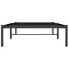 Estructura De Cama De Metal Negro 90x200 Cm