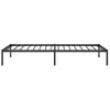 Estructura De Cama De Metal Negro 90x200 Cm