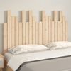 Cabecero De Cama De Pared Madera Maciza De Pino 127,5x3x80 Cm