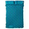 Colchón De Camping Autoinflable Con Almohadas 2 Personas Azul Vidaxl