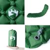 Colchón Inflable De Camping Para 1 Persona Verde 190x58x6 Cm Vidaxl