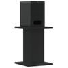 Soportes Altavoces 2 Uds Madera Ingeniería Negro 30x30x40 Cm Vidaxl