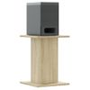 Soportes Altavoces 2 Uds Madera Roble Sonoma 30x30x40 Cm Vidaxl