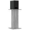 Soportes Altavoces 2 Uds Madera Gris Sonoma 30x30x60 Cm Vidaxl