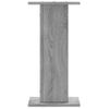 Soportes Altavoces 2 Uds Madera Gris Sonoma 30x30x60 Cm Vidaxl