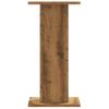 Soportes Altavoces 2 Uds Madera Roble Artesano 30x30x60 Cm Vidaxl