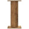 Soportes Altavoces 2 Uds Madera Roble Artesano 30x30x60 Cm Vidaxl