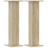 Soportes Altavoces 2 Uds Madera Roble Sonoma 30x30x95 Cm Vidaxl