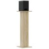 Soportes Altavoces 2 Uds Madera Roble Sonoma 30x30x95 Cm Vidaxl