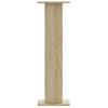 Soportes Altavoces 2 Uds Madera Roble Sonoma 30x30x95 Cm Vidaxl