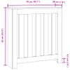 Cubierta De Radiador Madera De Ingeniería Blanco 78x20x82 Cm Vidaxl