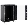 Rack De Servidores 15u 19" Ip20 Negro 53x40x80 Cm Vidaxl