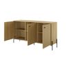 Cómoda Scandi 3d 157x40x82 Beige