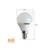 Bombilla Led Esférica 6.5w E14 3000k Luz Cálida Luxram