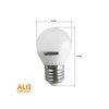 Bombilla Led Esférica 6,5w E27 4000k Luz Natural Luxram