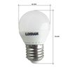 Bomilla Led Esferica 6,5w 3000k E27 Luxram