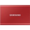 Ssd Externo T7 Usb Tipo C Color Rojo 1 Tb Samsung