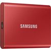 Ssd Externo T7 Usb Tipo C Color Rojo 1 Tb Samsung