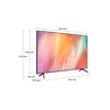 Samsung Tv 43" Ue43au7190u 4k Ultra Hd  Smart Tv Wifi Gray