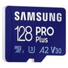 Tarjeta De Memoria Samsung Pro Plus 2021 128gb Microsd Xc/ Clase 10/ 160mbs