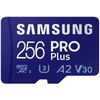 Tarjeta De Memoria Samsung Pro Plus 2021 256gb Microsd Xc/ Clase 10/ 160mbs