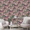 Papel De Pared Floral Morado Dutch Wallcoverings