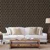 Papel Pintado Geometric Negro Y Dorado Dutch Wallcoverings