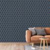 Papel Pintado Geometric Azul Y Dorado Dutch Wallcoverings